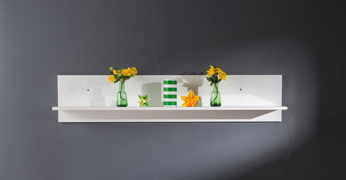 Hanah Home Raf-11-Pp-1 Estantería de Pared Blanca 120 cm Hanah Home Raf-11-Pp-1 Estantería de Pared Blanca 120 cm